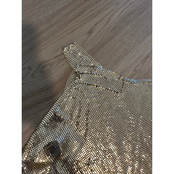 Bronx and Banco Xenia One Shoulder Dress in Gold XS - Picture 10 of 11